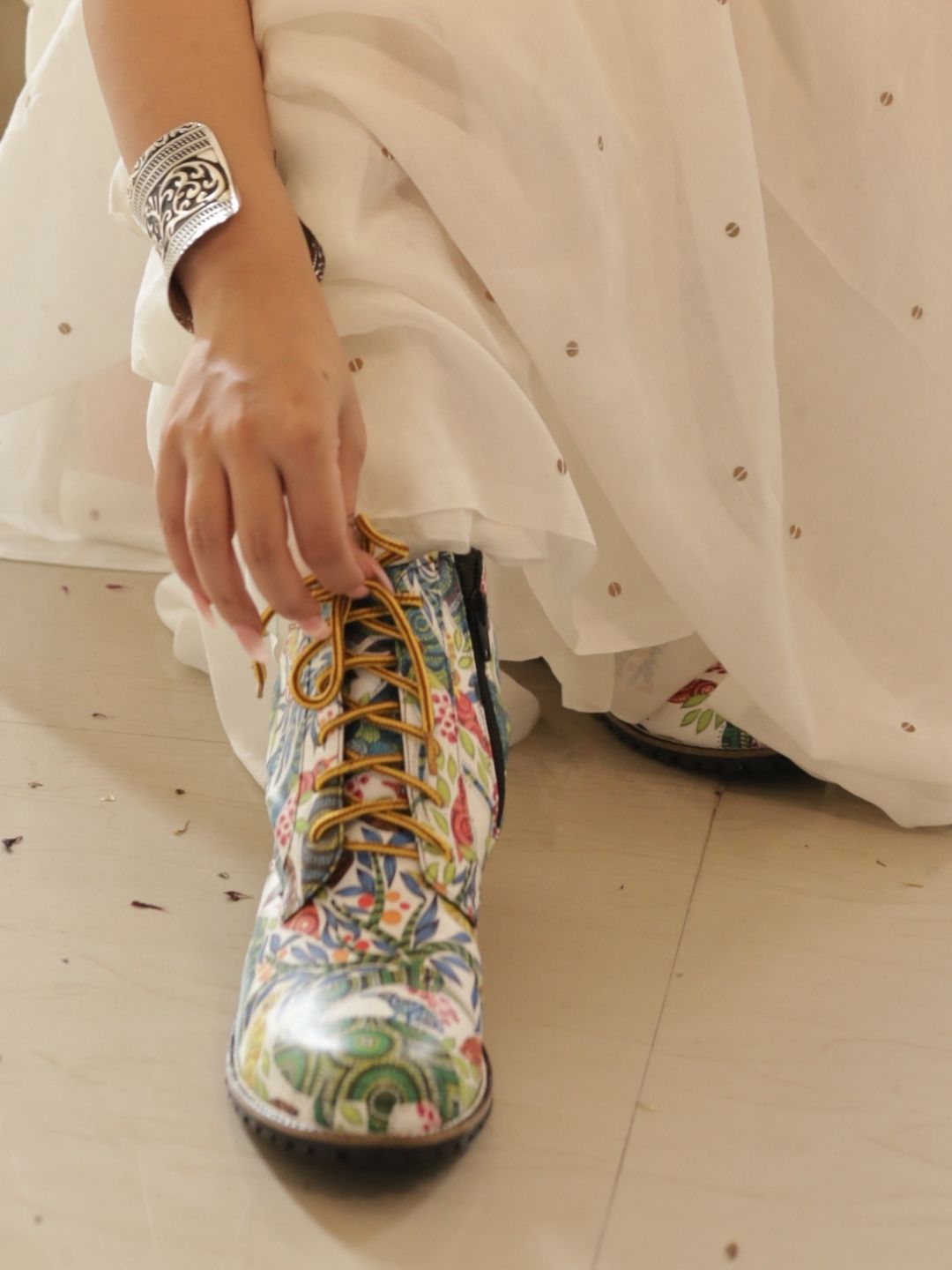 Artsy Bhil Art Print Boots
