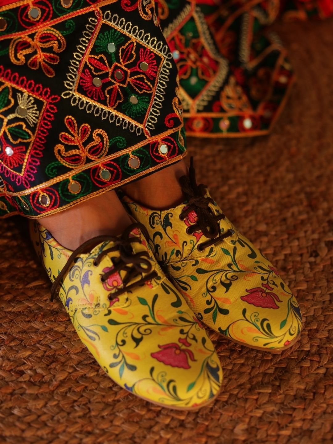 Like A Garland Pattachitra Oxfords