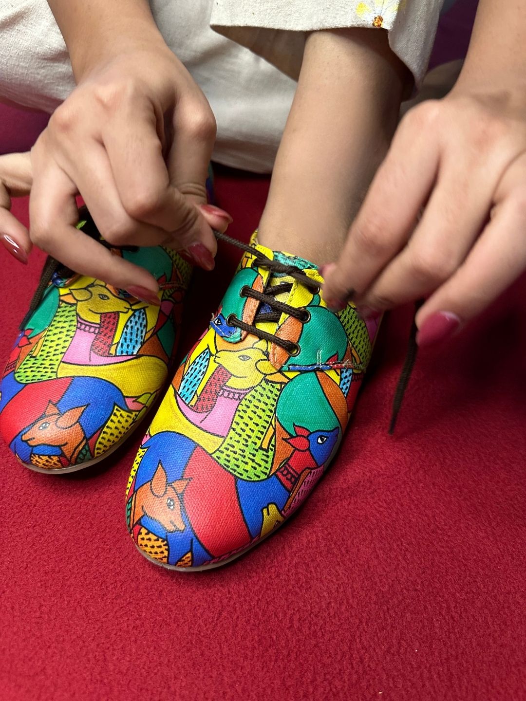 Jungle Deers Oxford Shoes