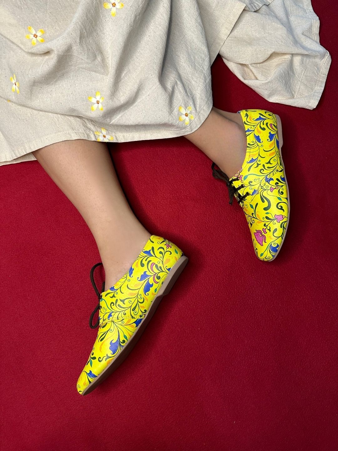 Like A Garland Pattachitra Oxfords