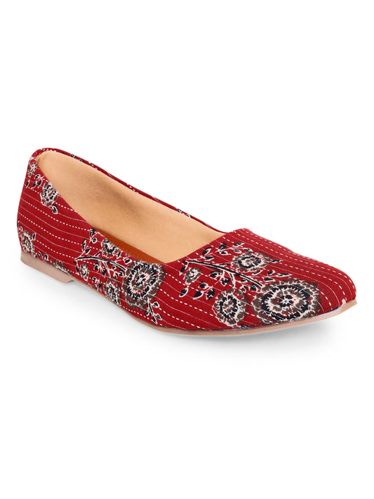 Kalamkari Kantha Work Ballerina