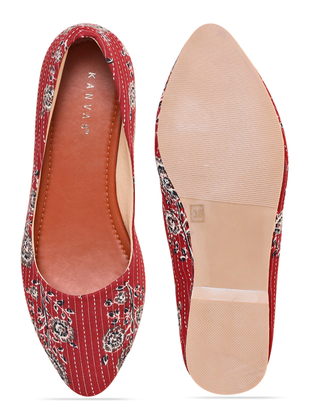 Kalamkari Kantha Work Ballerina
