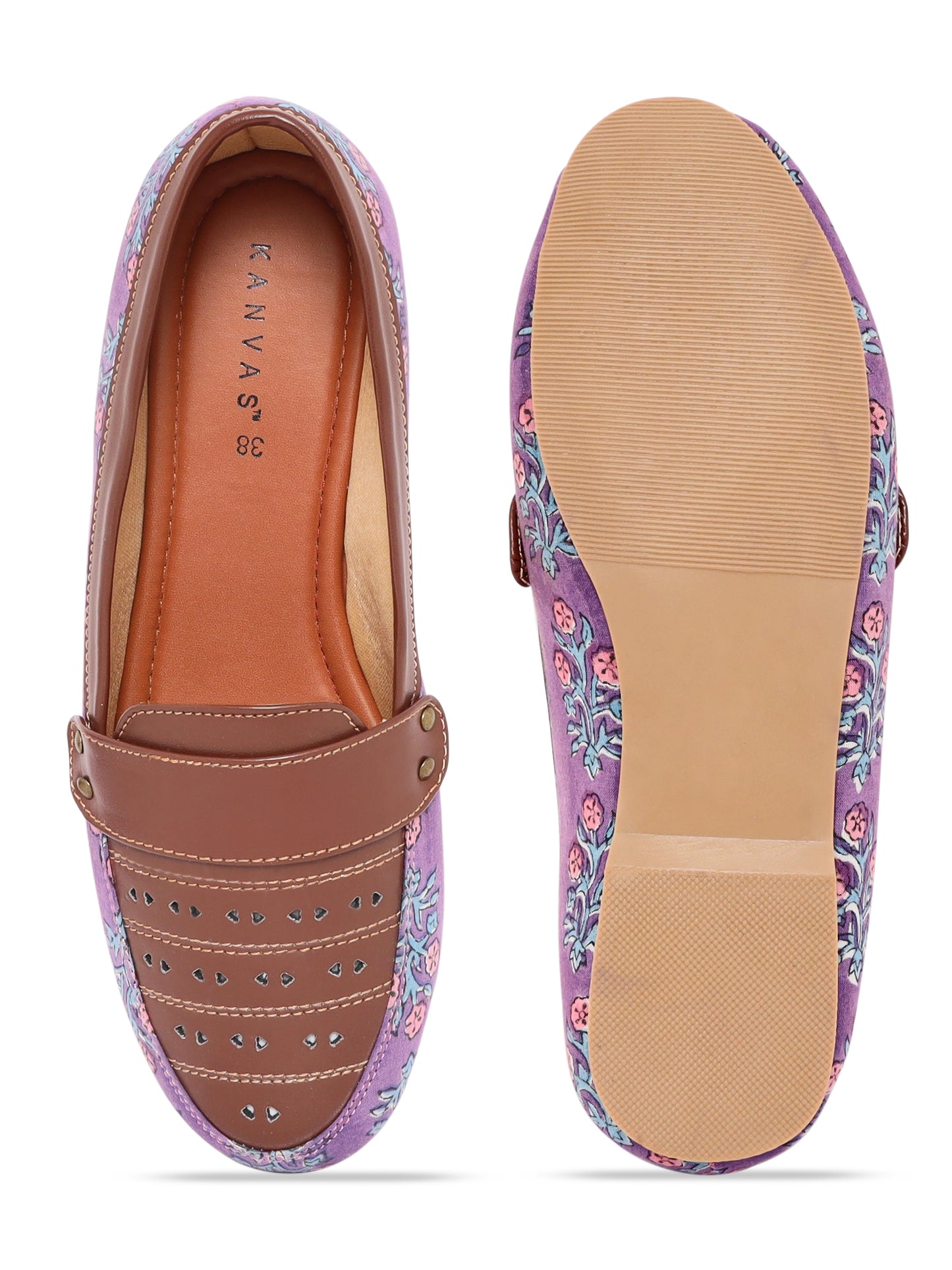 Lavender Bloom Moccasin