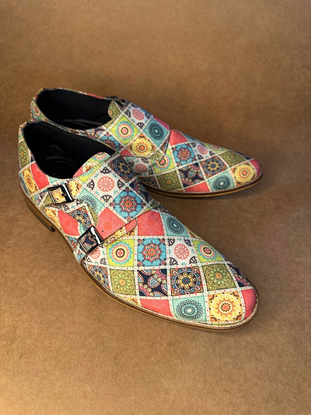 Bhil Art Mandala Monk Shoes