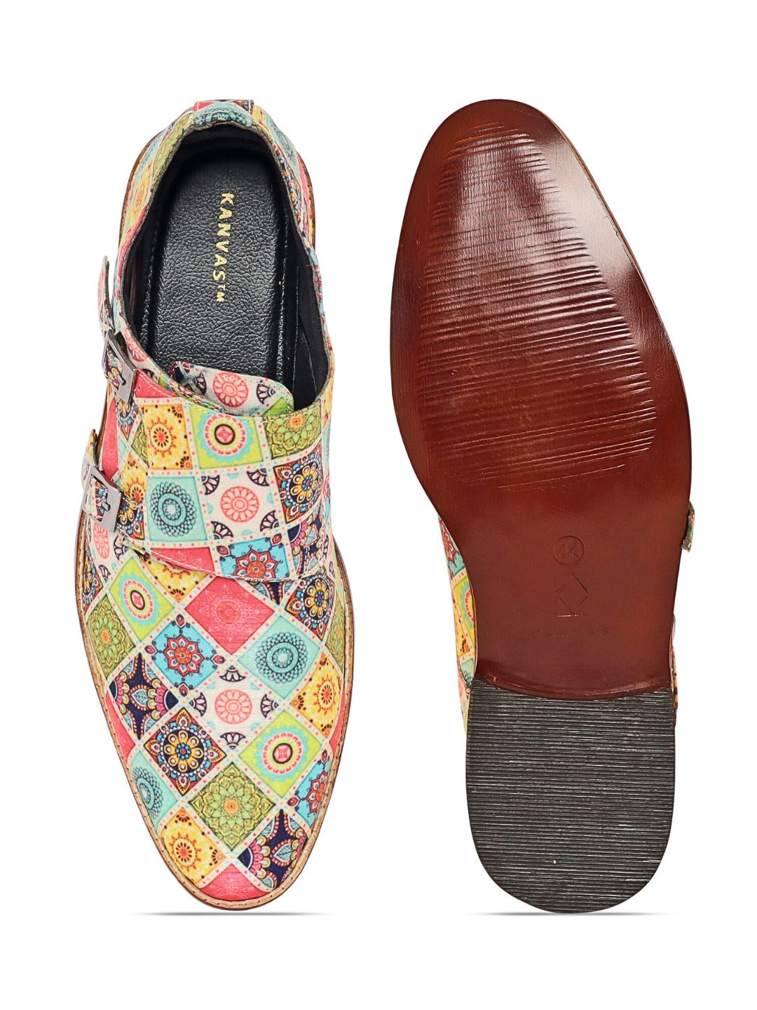 Bhil Art Mandala Monk Shoes