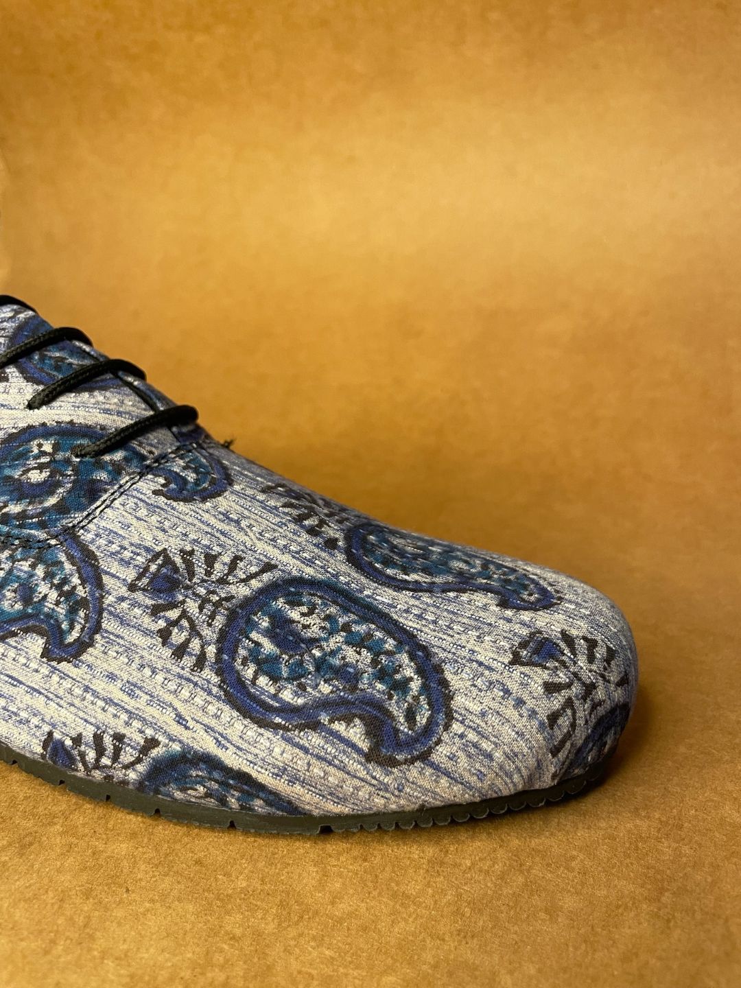 Blue Kairi Hand Block Oxfords
