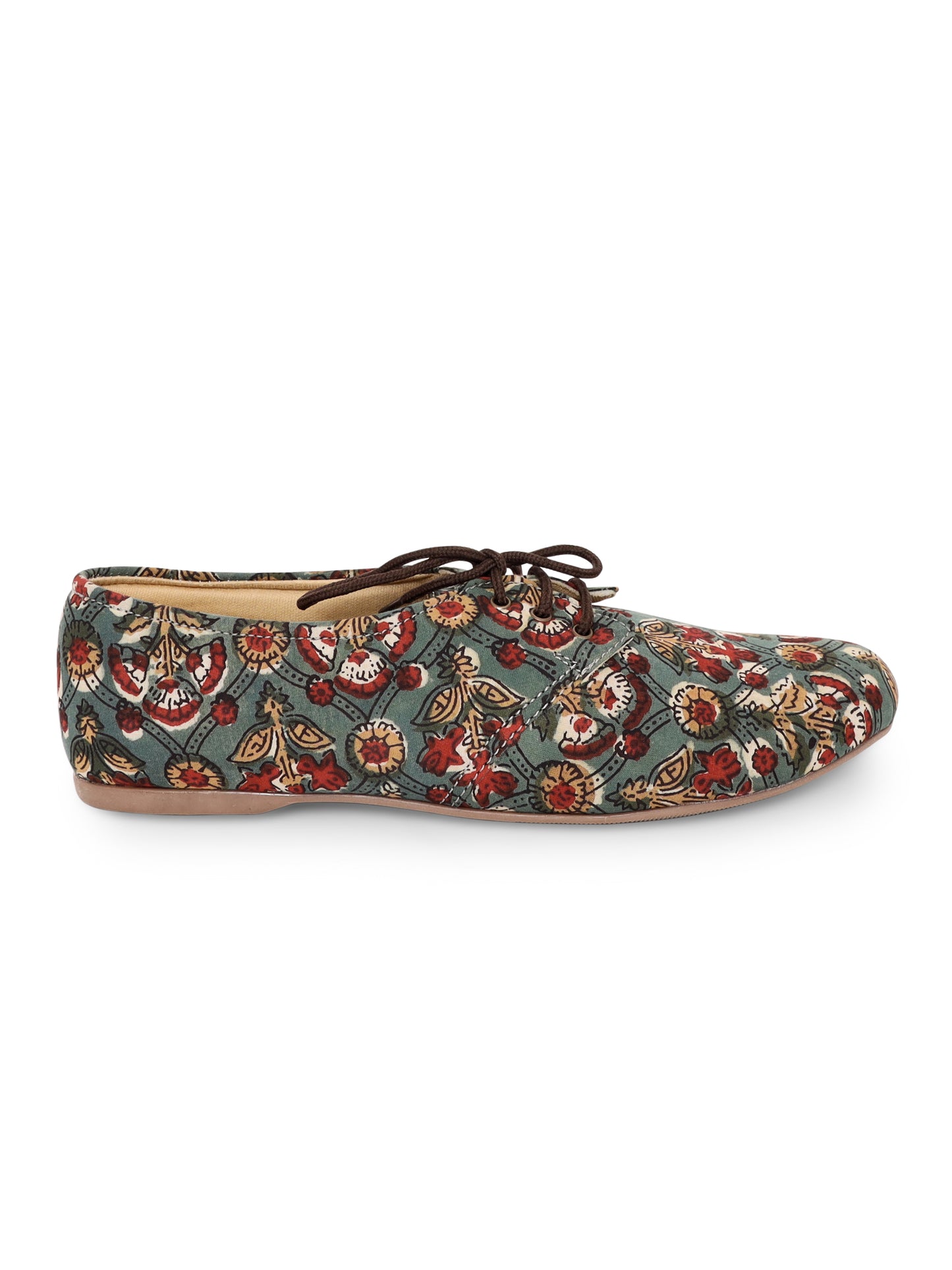 Sanganeri Style Printed Oxfords
