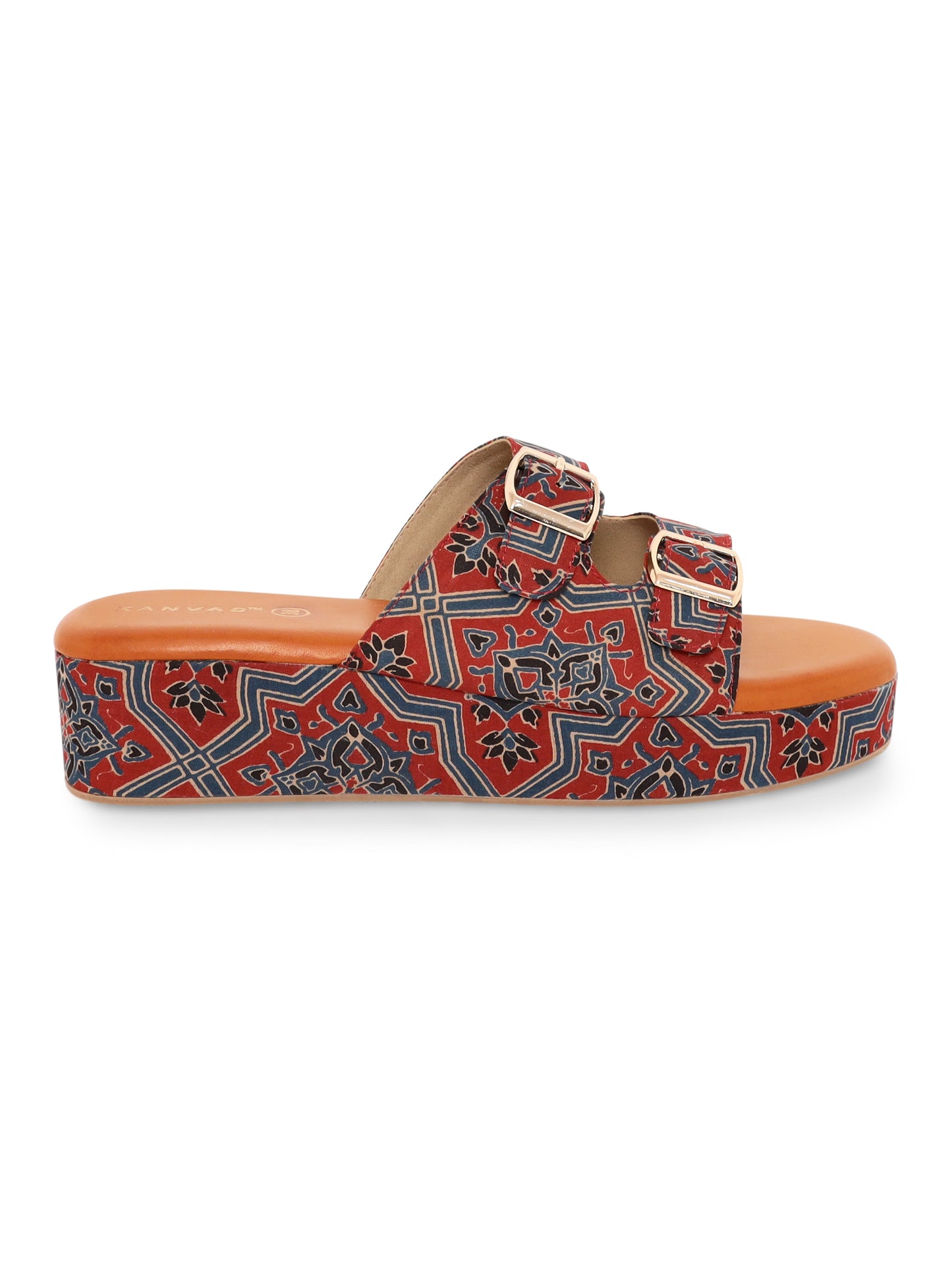 Mud Tone Ajrakh Slidders