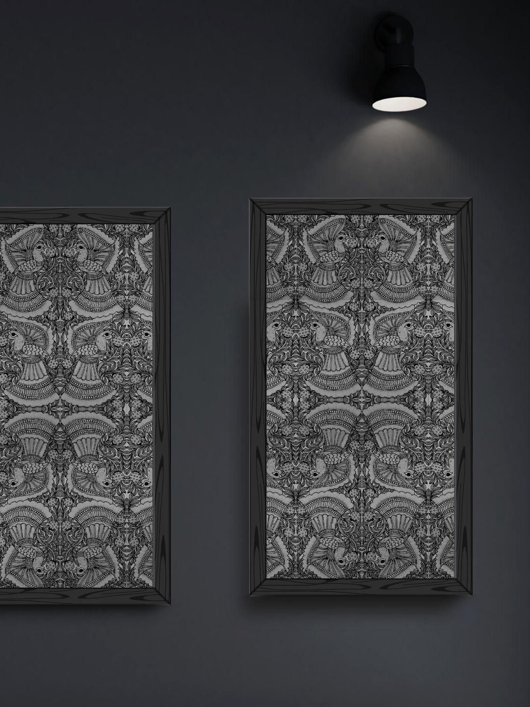 Monochromatic Madhubani