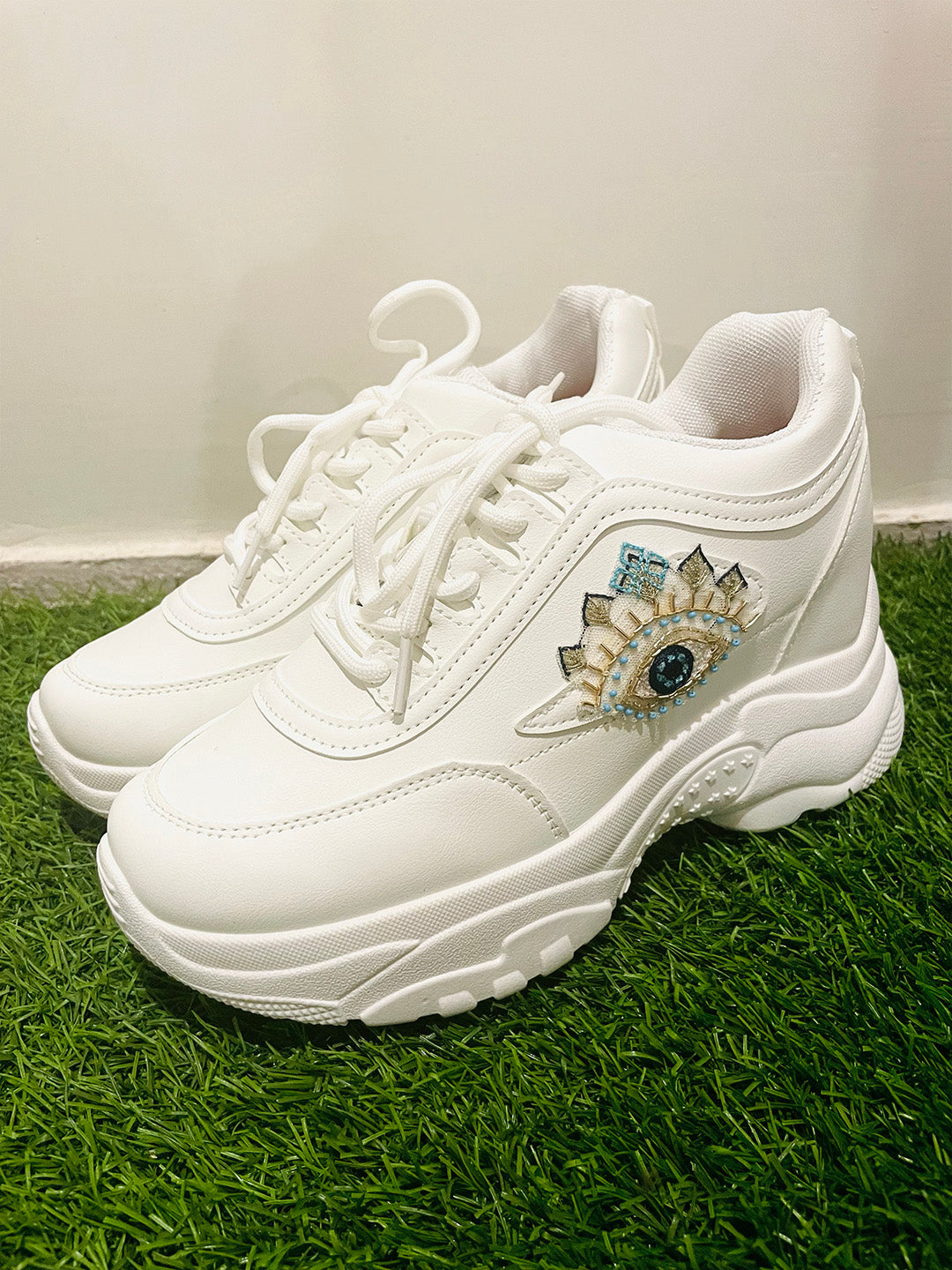Evil Eye Statement Best Seller Kanvas Sneakers