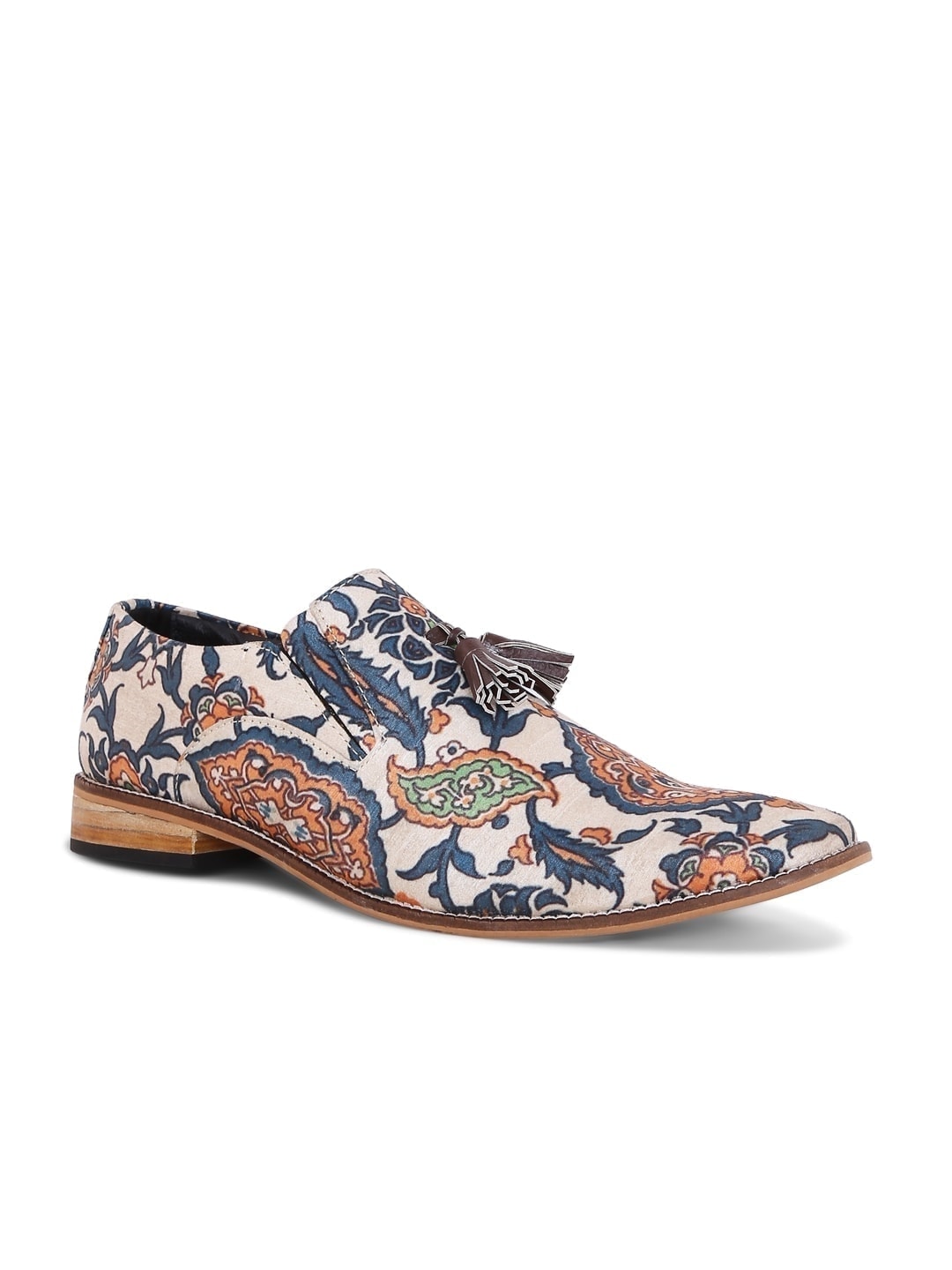 Royal Handcrafted Mughal Print Loafers