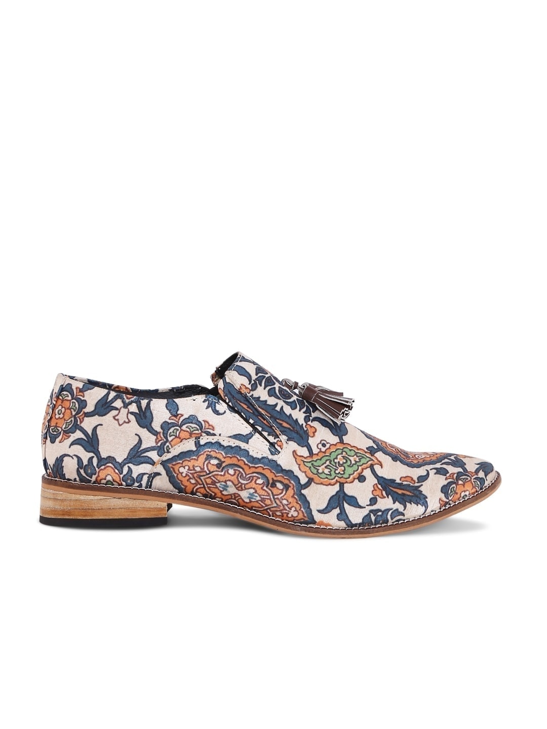 Royal Handcrafted Mughal Print Loafers