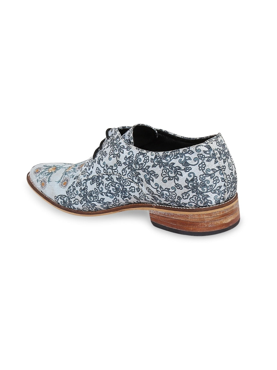 Sky Blue Whole Cut Shoes