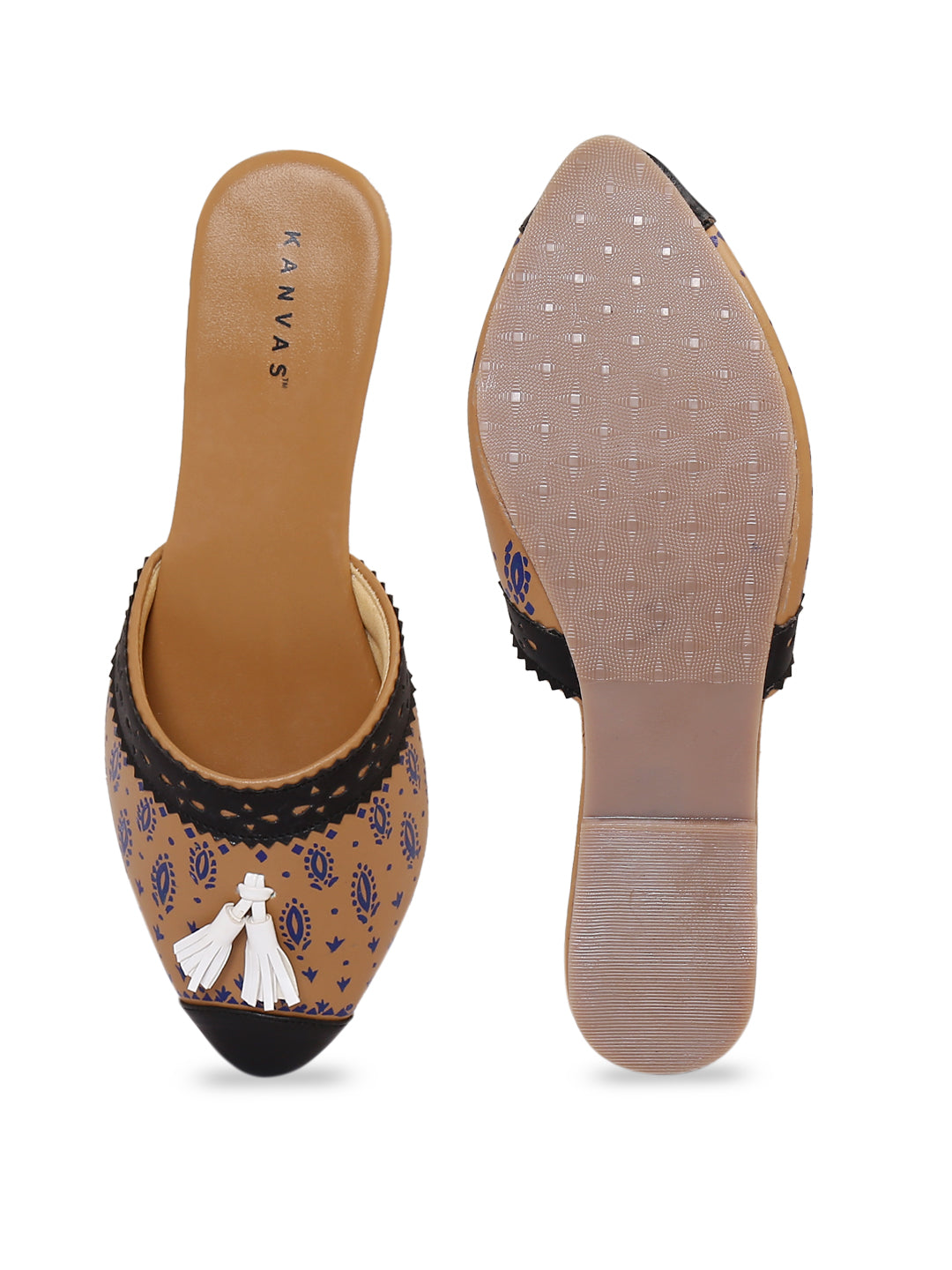 Nude Painted Slip Ons