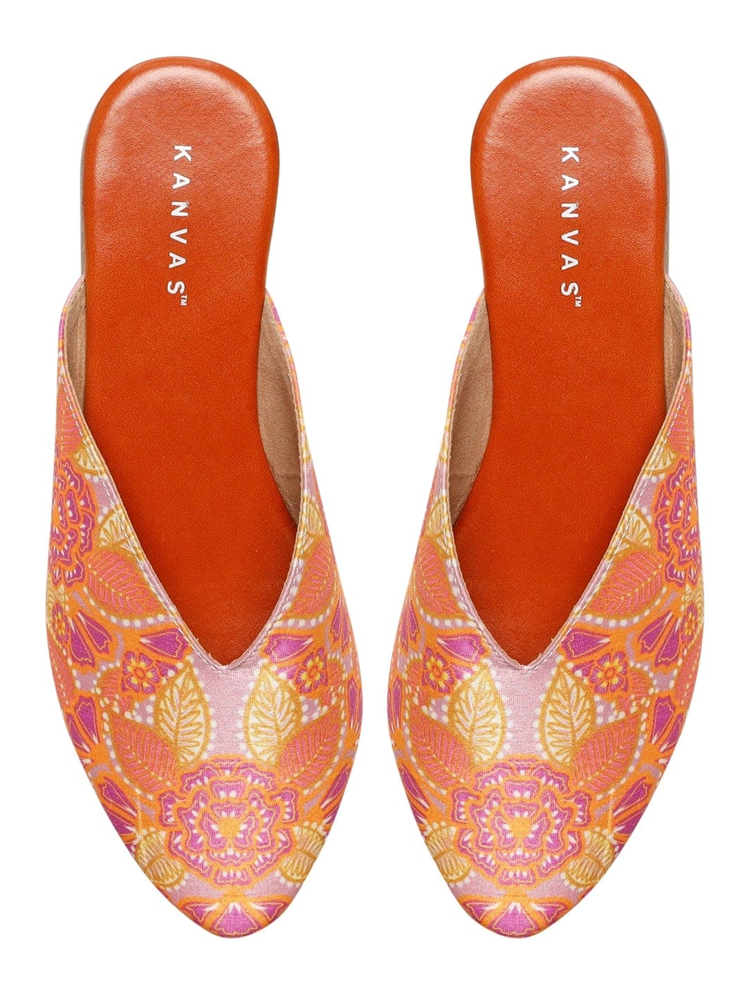 Pastel Open Back Slip On Flats