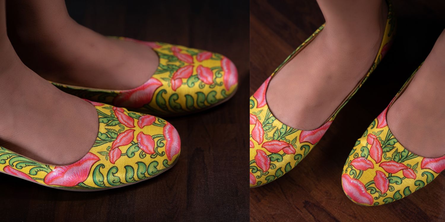 Handmade Designer Shoes Inspired by Indian Art and Textile