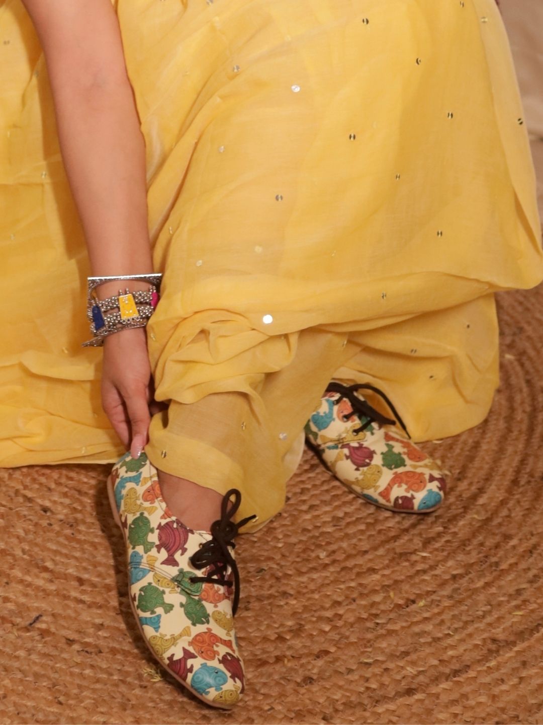 Vrddhi Bhil Art Oxfords