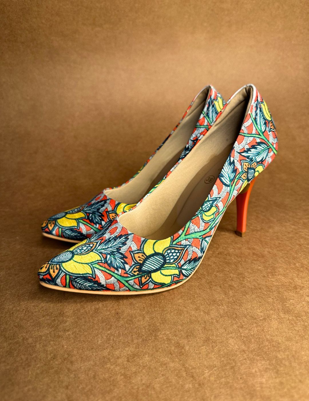 Madhubani Art Print Pumps