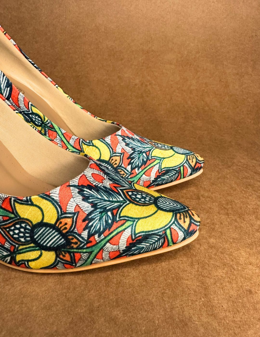 Madhubani Art Print Pumps