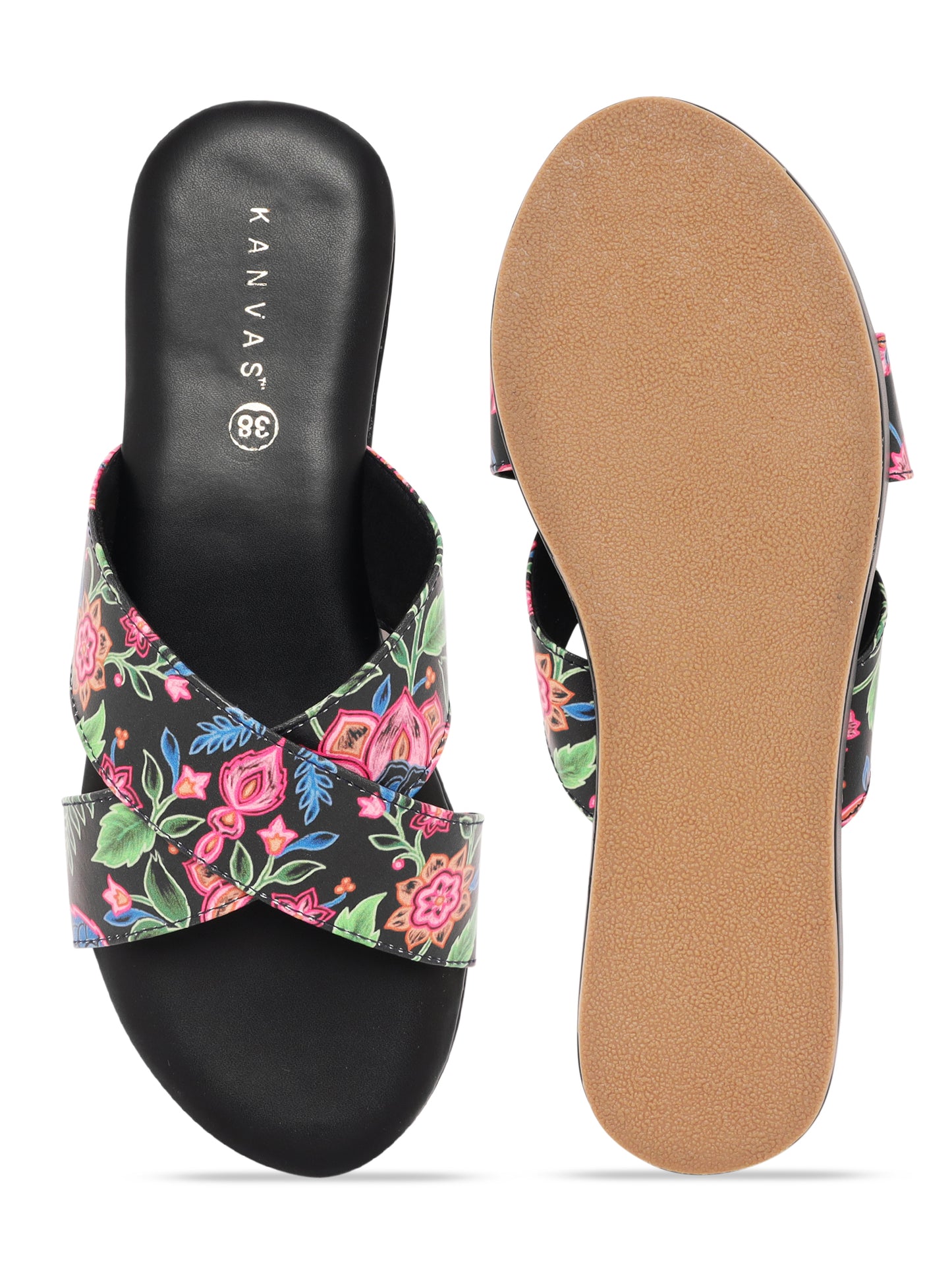 Ezabell Multi Design Chappals