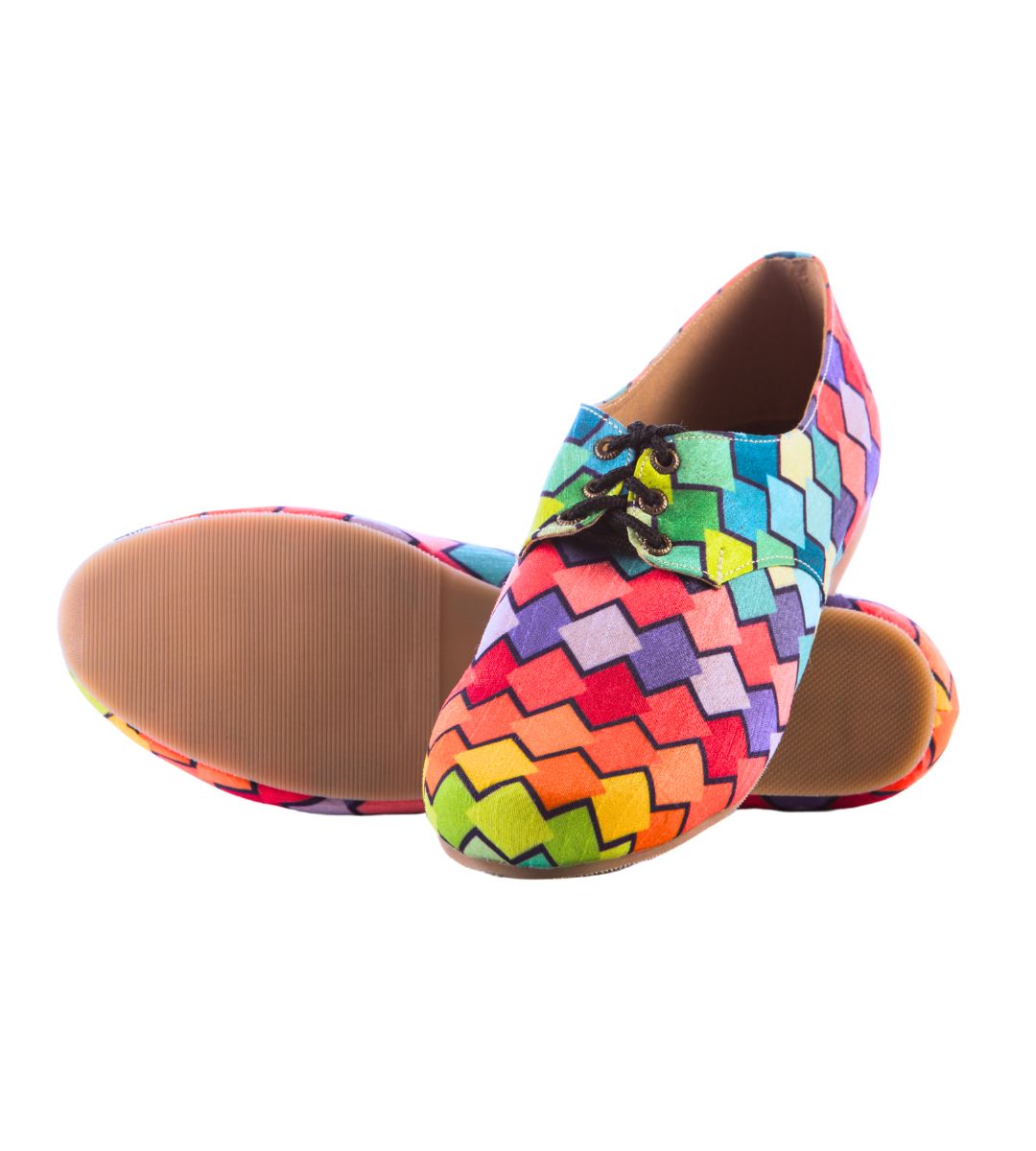 Colourful Tile Oxfords