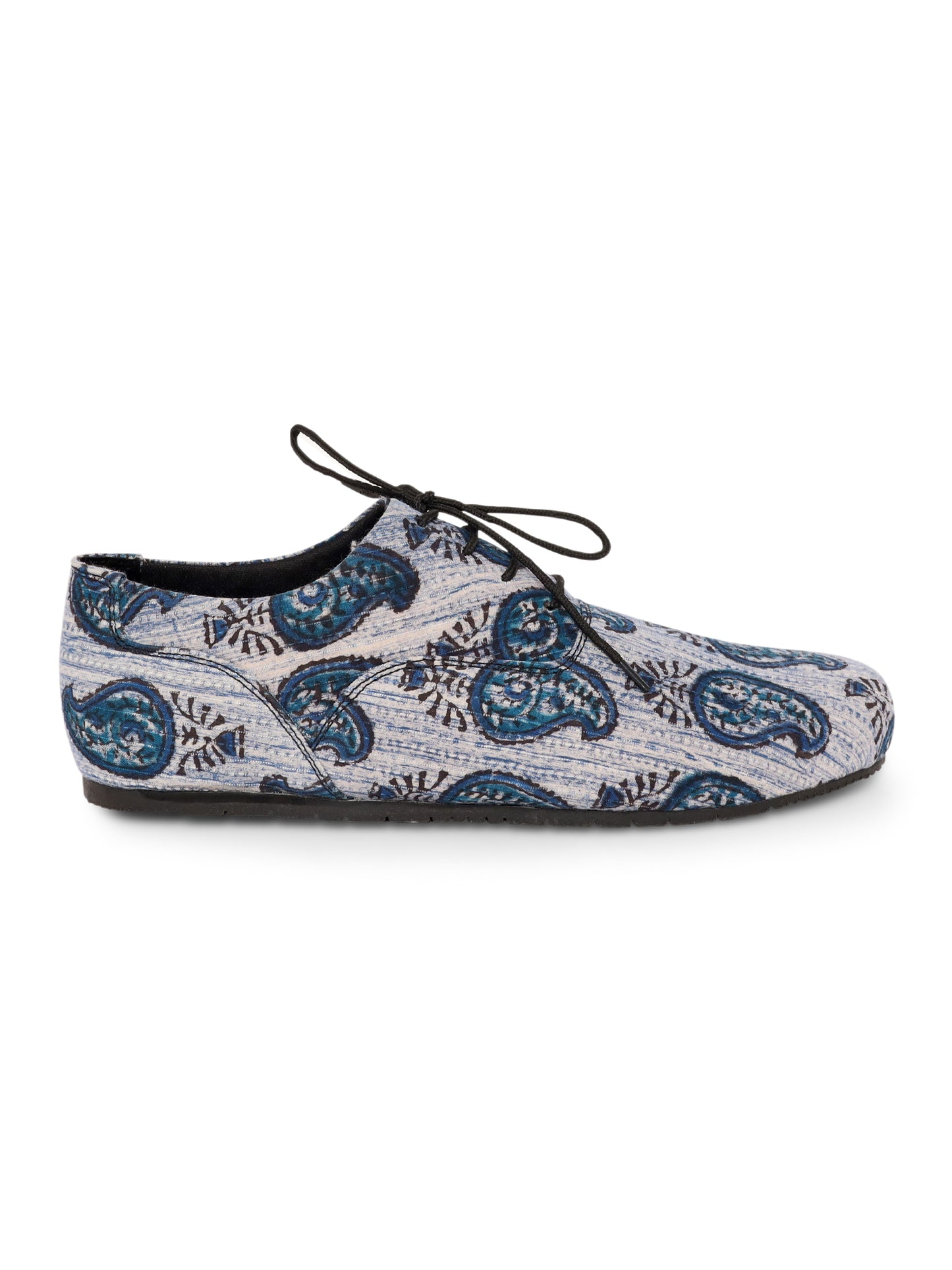 Blue Kairi Hand Block Oxfords