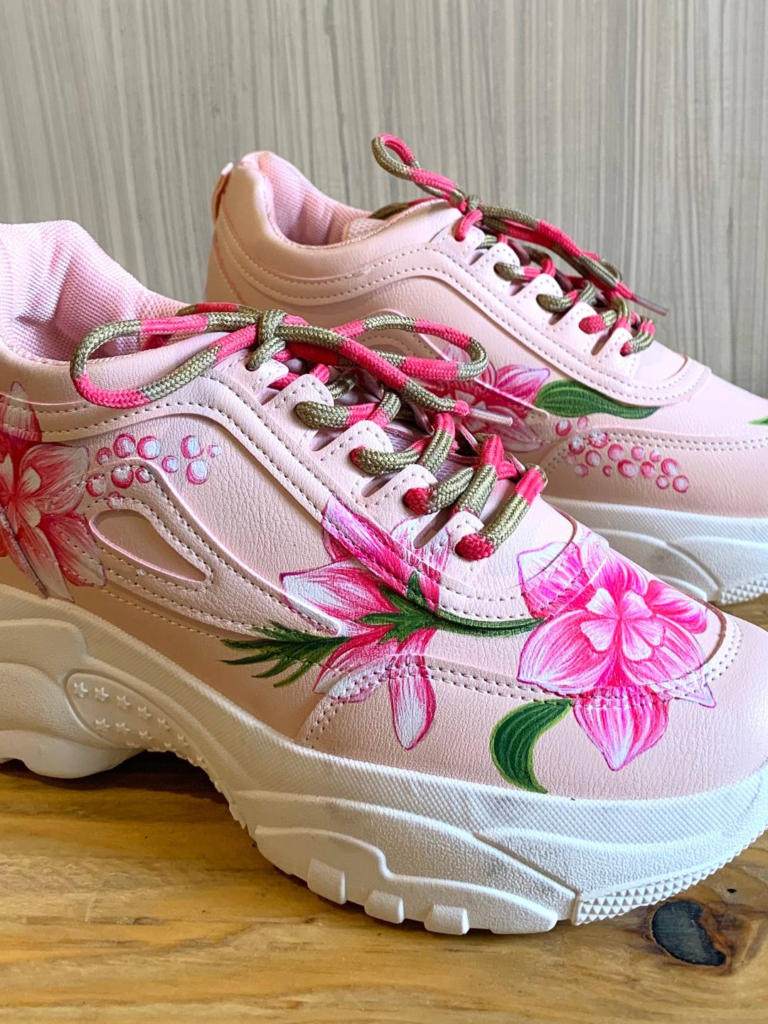 Pretty In Pink Casual Kanvas Sneakers