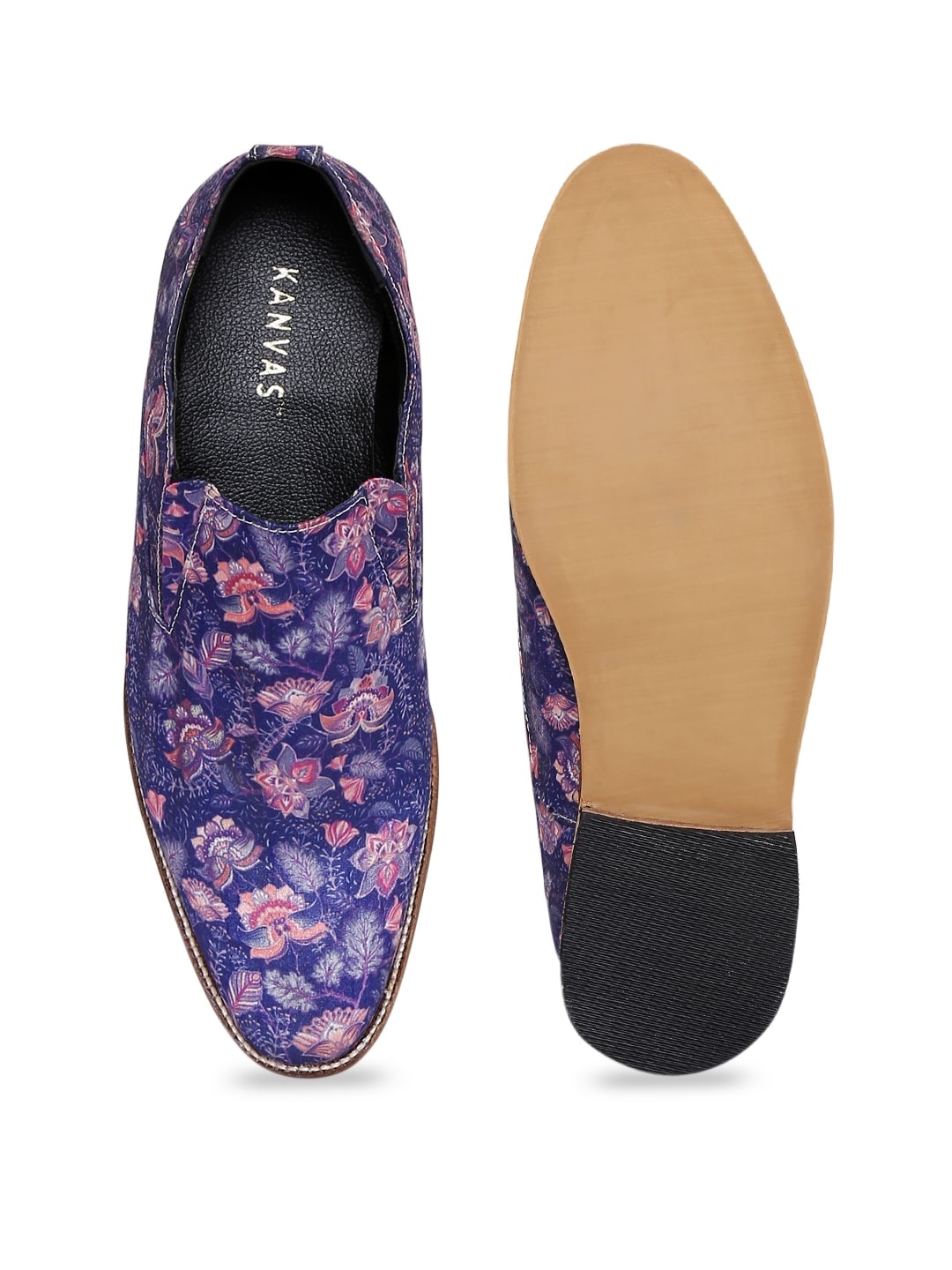 Blue Flower Child Loafers