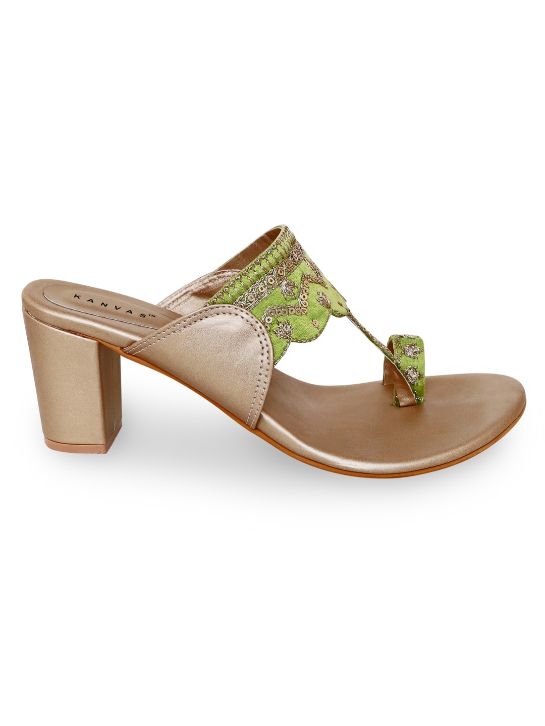 Buy Mochi Women Gold Party Sandals Online | SKU: 35-4943-15-36 – Mochi Shoes