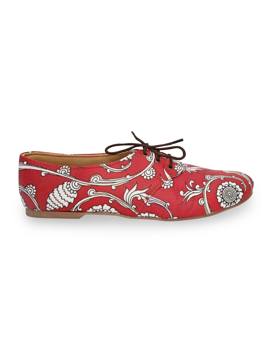 Electric Red Raga Oxfords
